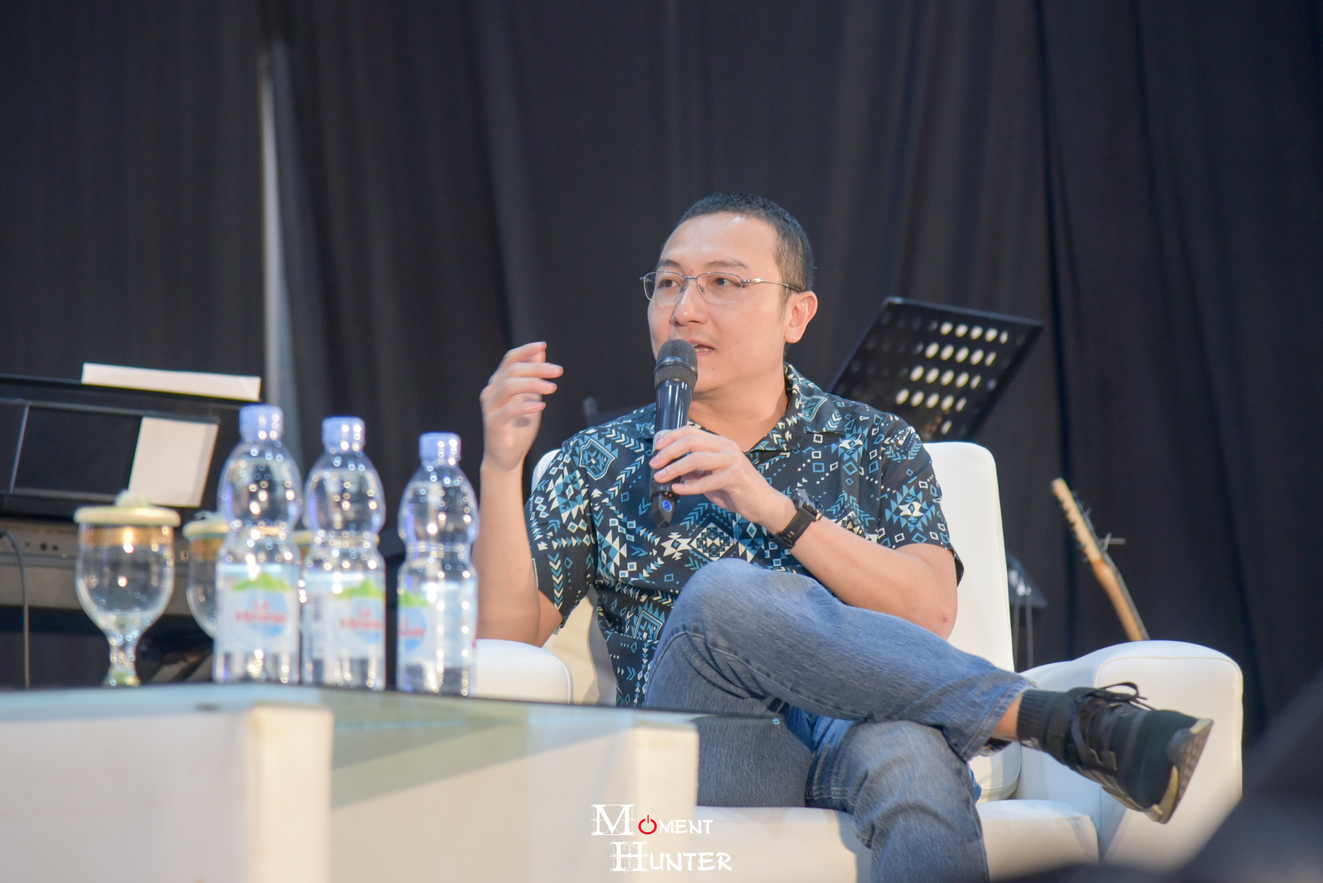 Oscar Darmawan (KEKL 2004), CEO Indodax ketika talkshow